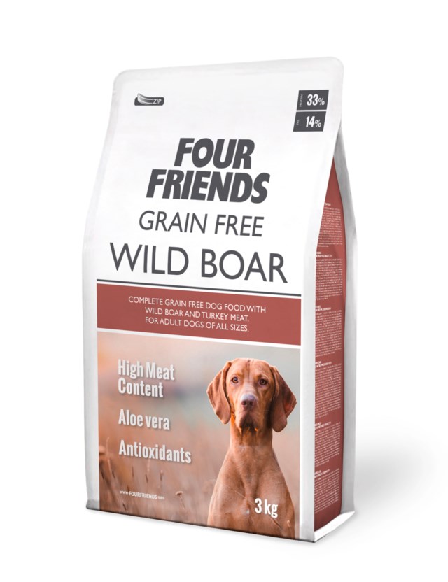 Fourfriends grain free wild boar No color - 1