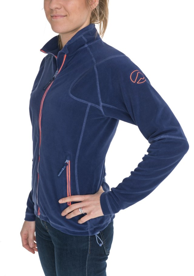 Verve resirkulert fleecejakke Deep Blue - 1