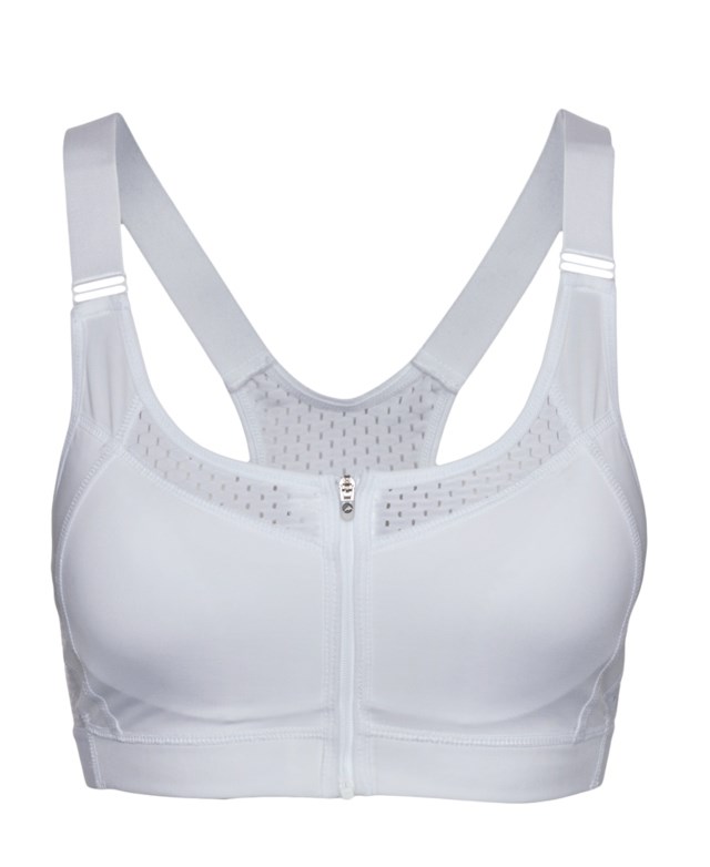 Intervall zip sports-bh Bright White/Peach Nectar - 1