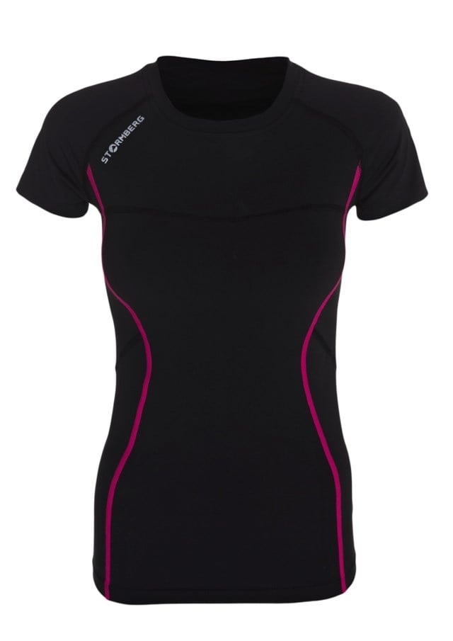Driftig kompresjon t-skjorte Black Dame - 1