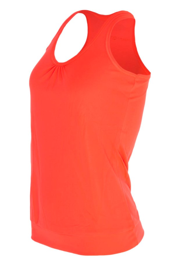 Hellerdal løssittende singlet Fiery Coral - 1