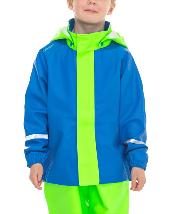 Vestland regnjakke barn 1-7 Blue|Green Barn - 1