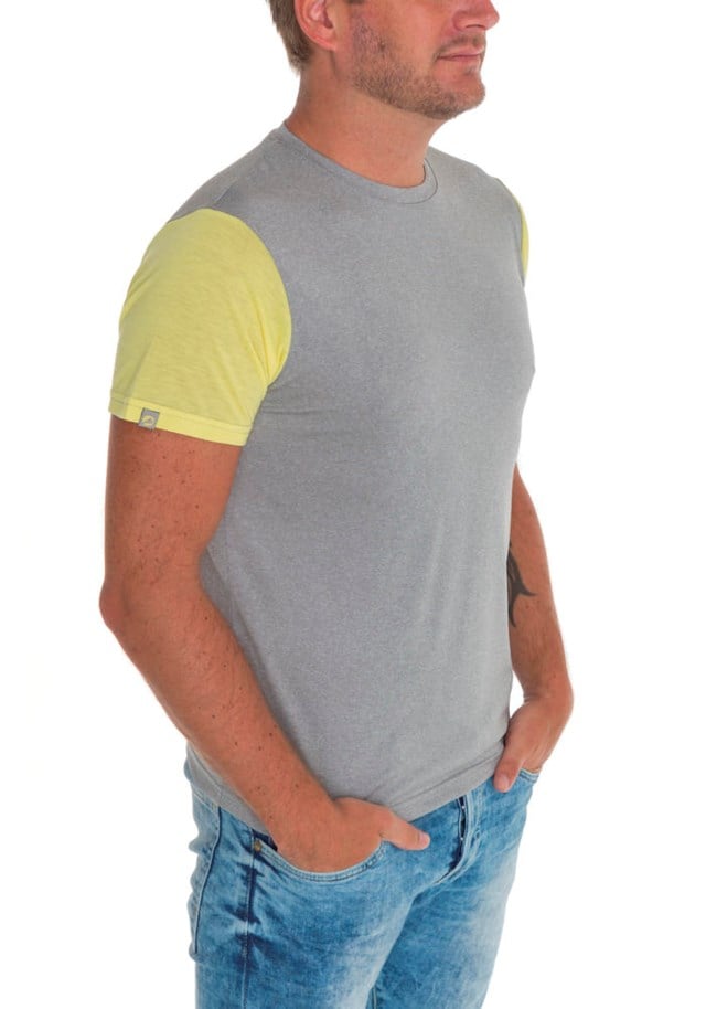 Skoredal t-skjorte Grey|Yellow Herre - 1