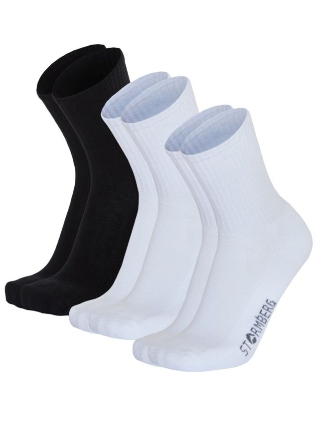 Nestangen 3-pack sokk White|Black|Multicolor Dame - 1