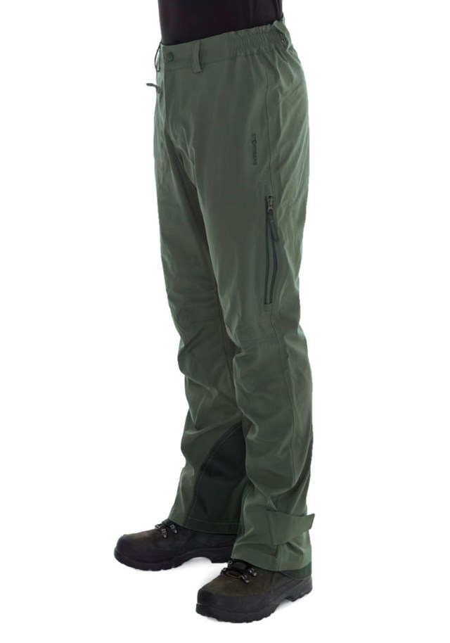 Nonsbu skallbukse Dusty olive - 1