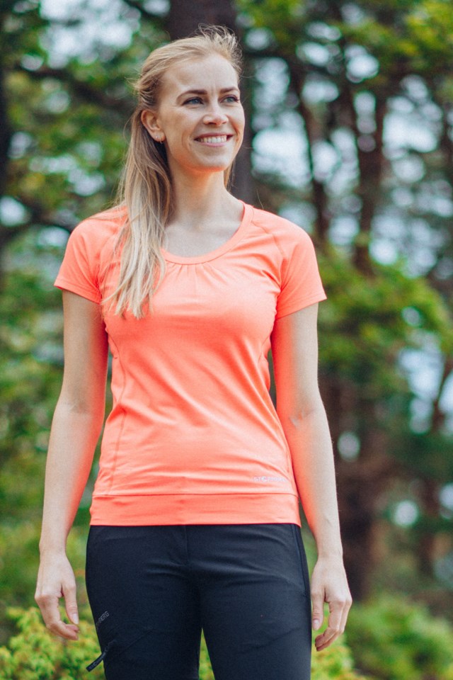 Appell t-skjorte Orange Dame - 1