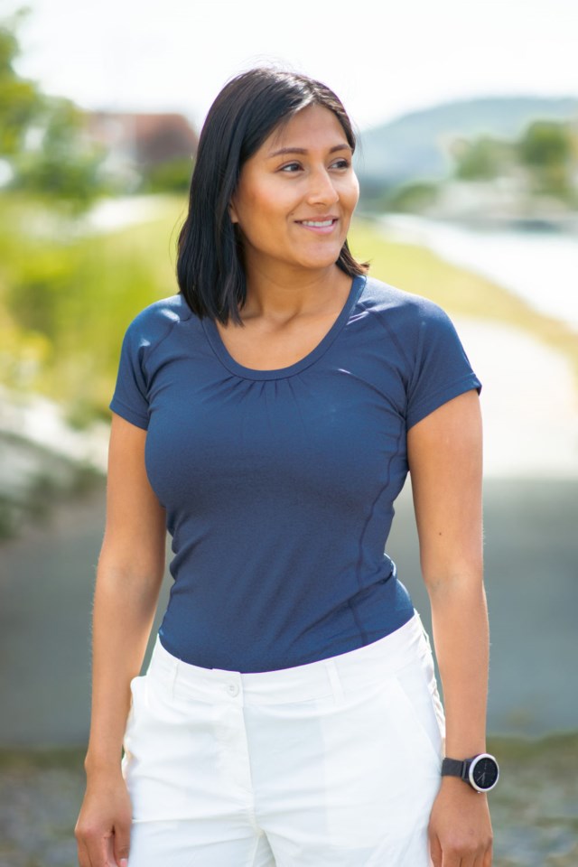 Appell t-skjorte Dress blue Melange - 1