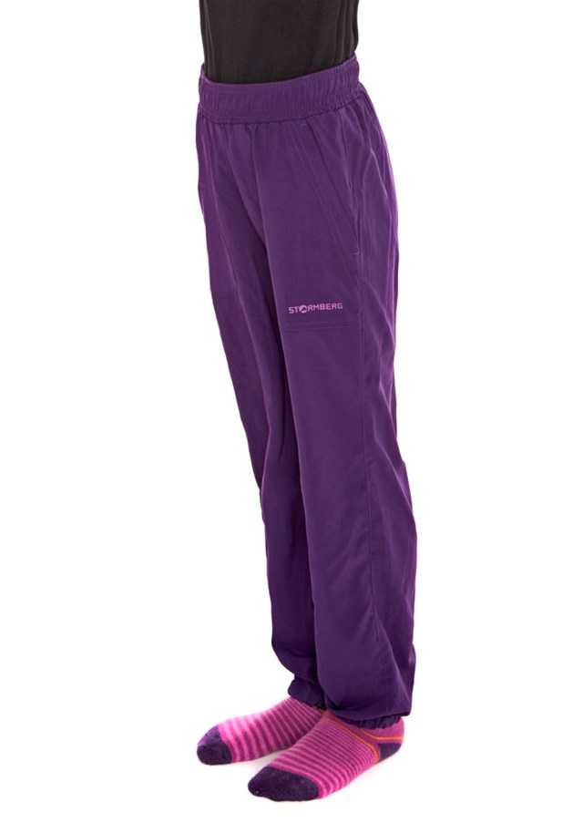 Viljesterk bukse barn 1-7 Purple Barn - 1