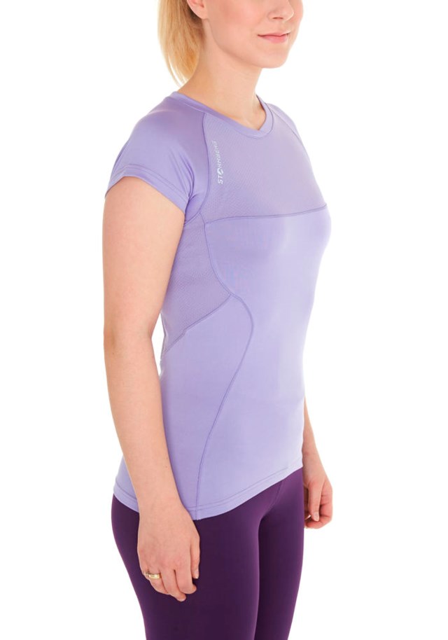 Sprinten t-skjorte Purple Dame - 1