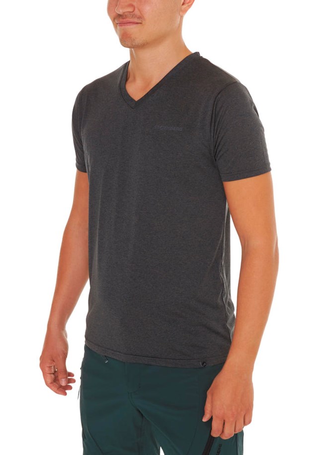 Huldefossen v-hals t-skjorte Dress Blues - 1