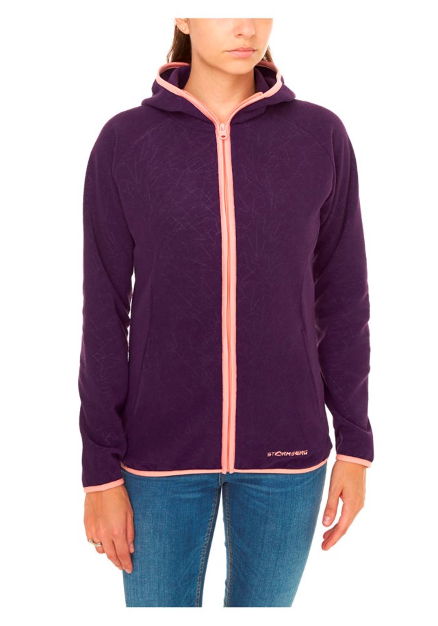 Solglimt hettejakke Purple Dame - 1