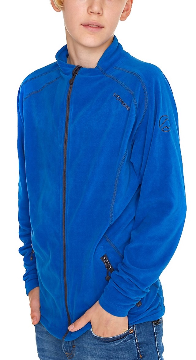 Vigør resirkulert fleecejakke barn 8-14 Blue Barn - 1