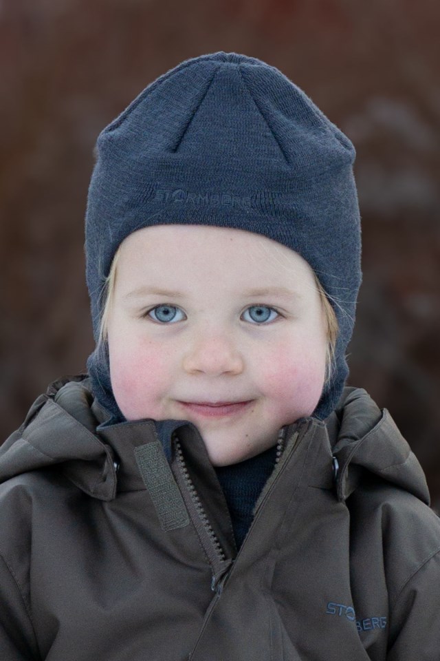 Dalbo 2-lags ullbalaklava barn 1-7 Black|Grey Barn - 1