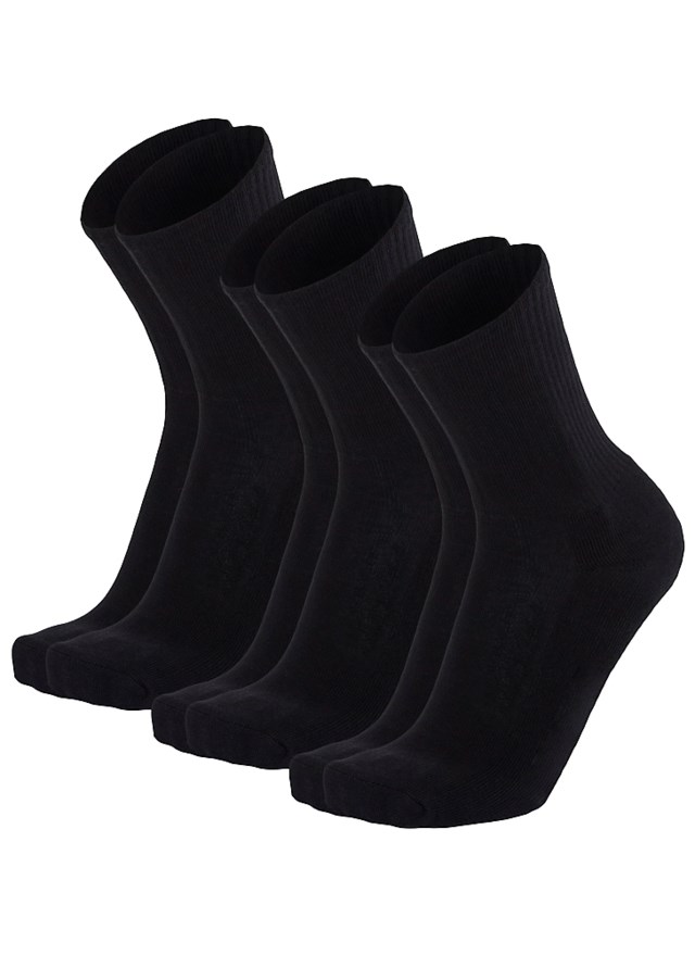 Nestangen 3-pk sokk Jet Black - 1