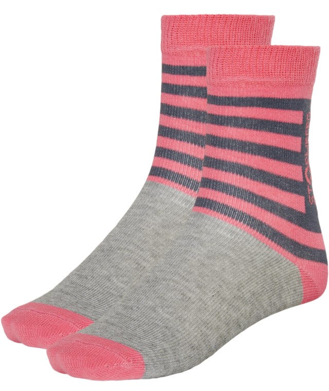 Belsetlines sokk barn 1-7 Grey|Pink Barn - 1