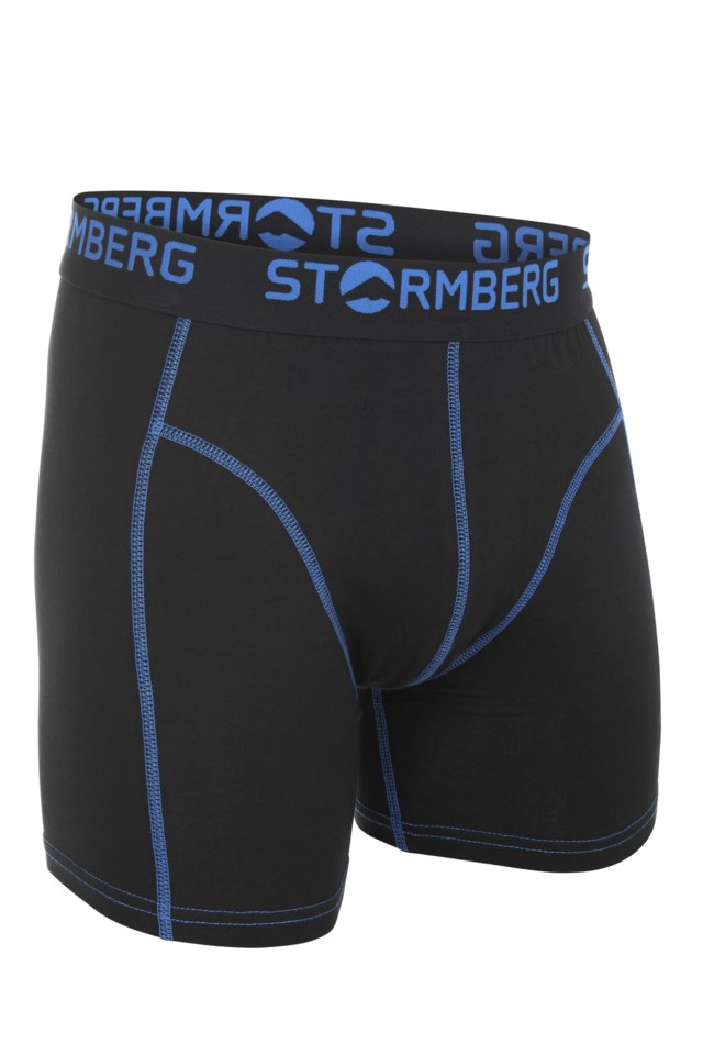 Mildenes lang boxer Black|Blue Herre - 1