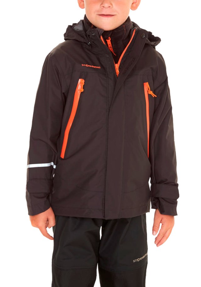 Sirdal skalljakke barn 1-7 Black Barn - 1