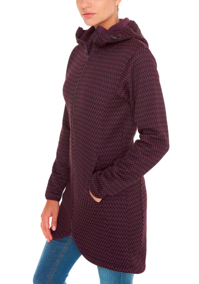 Tysfjorden parkas Grey|Purple Dame - 1