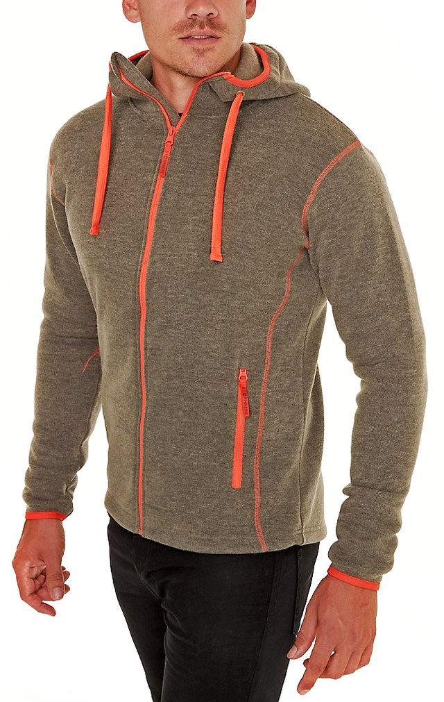 Moisund resirkulert fleecejakke Brown Herre - 1