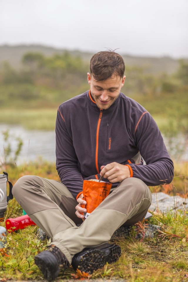 Leland resirkulert jakke Brown|Orange Herre - 1