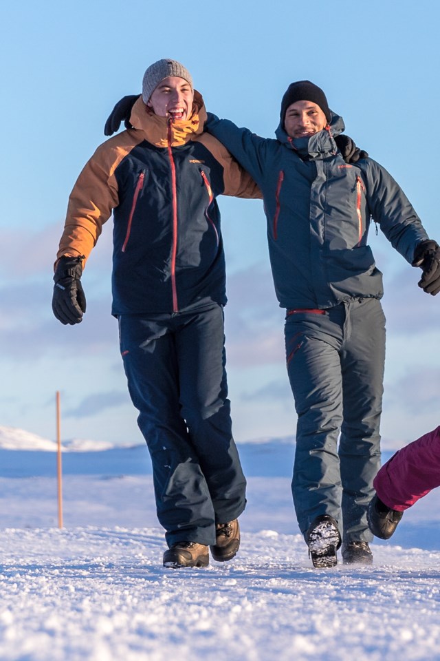 Trysil vattert bukse Blue Herre - 1