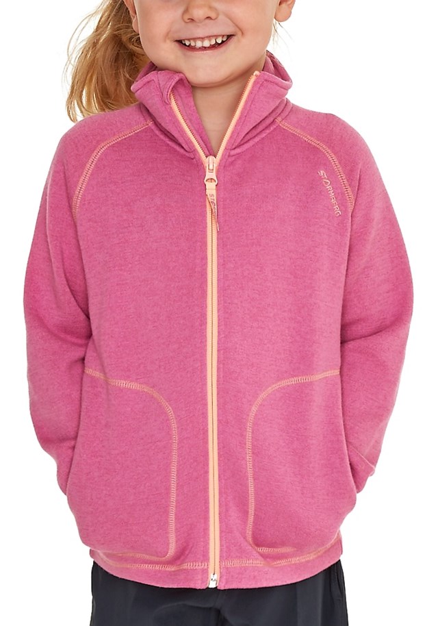 Myk fleecejakke barn 1-7 Pink Barn - 1