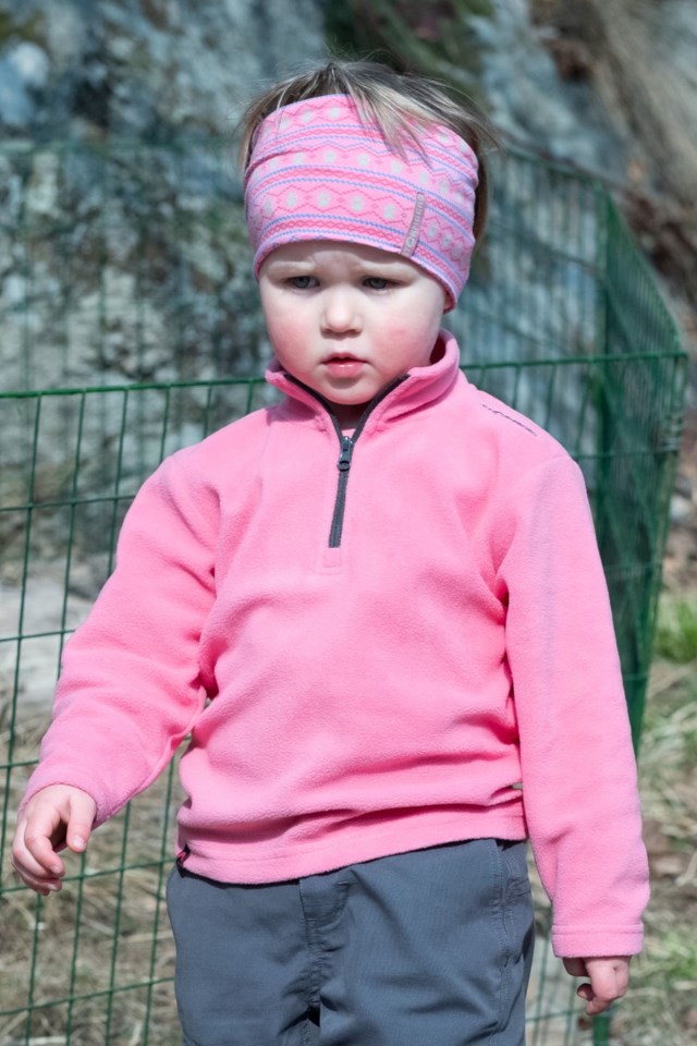 Fløyen fleecegenser barn 1-7 Pink Barn - 1