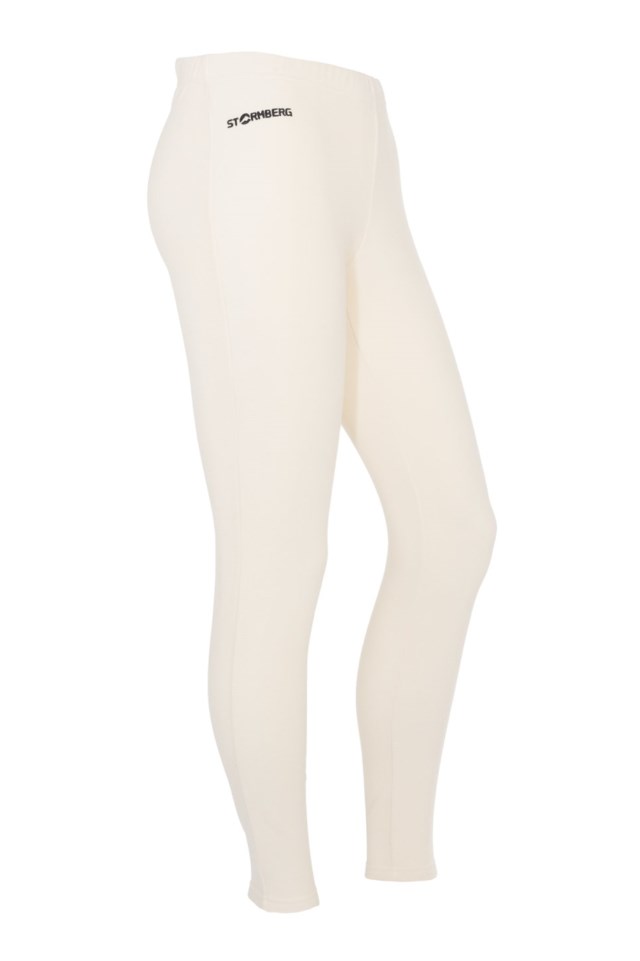 Fløyen fleecelongs White Dame - 1