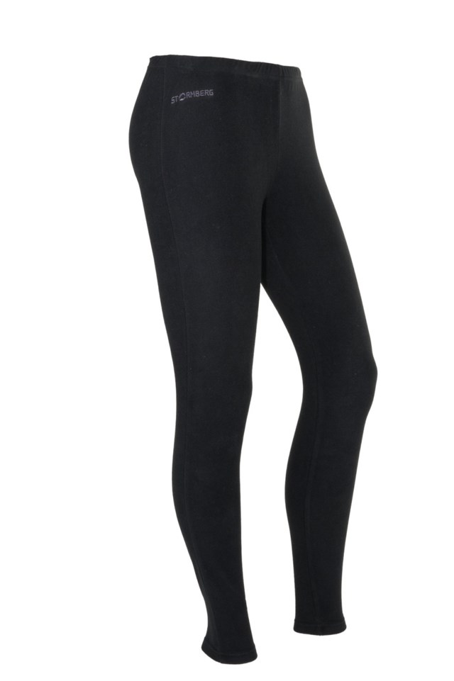 Fløyen fleecelongs Black Dame - 1