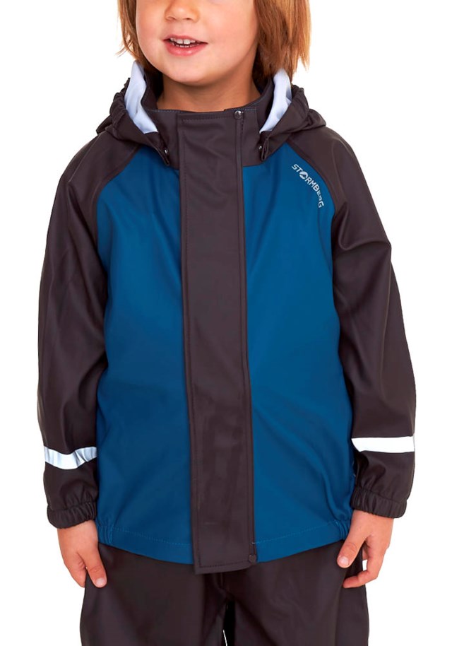 Regnpytt regnjakke barn 1-7 Blue Barn - 1