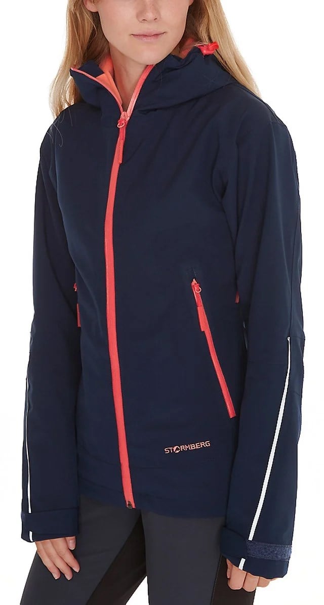 Farbakken skalljakke Blue Dame - 1