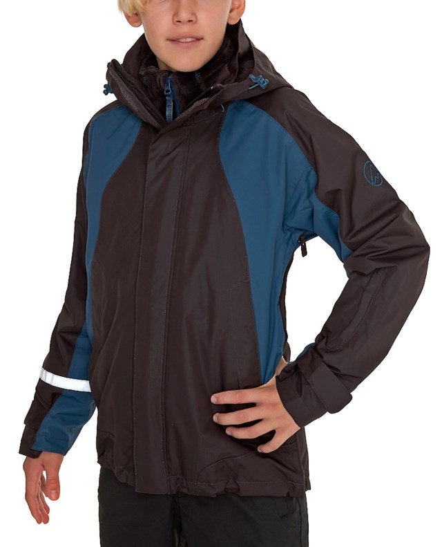 Veiviser allværsjakke Grey|Blue Barn - 1