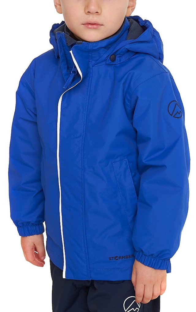 Robust vattert jakke barn 1-7 Dazzling Blue - 1