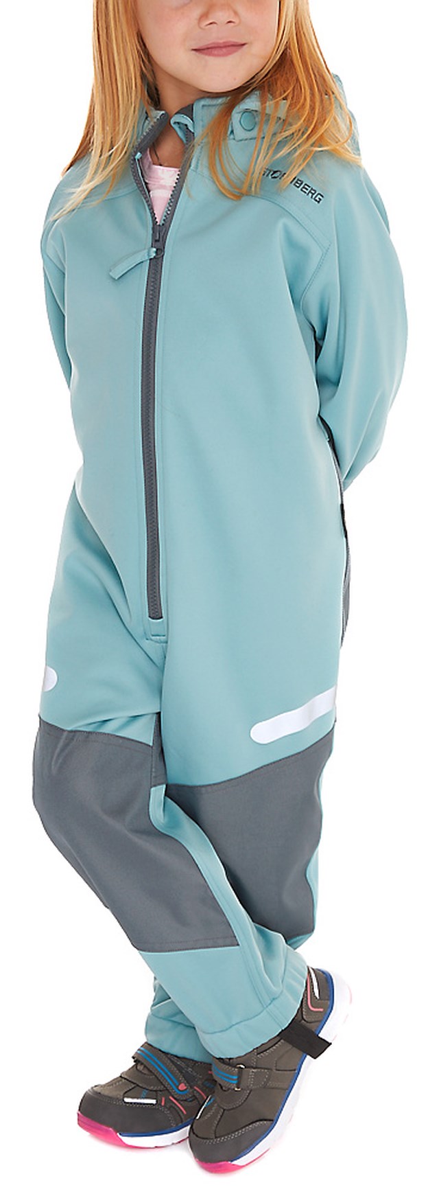 Molle softshell parkdress barn 1-7 Balsam Green/ Aquifer - 1