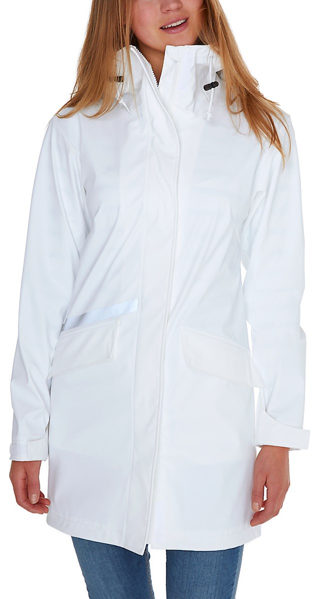 Marina regnkåpe Bright White/Peach Nectar - 1