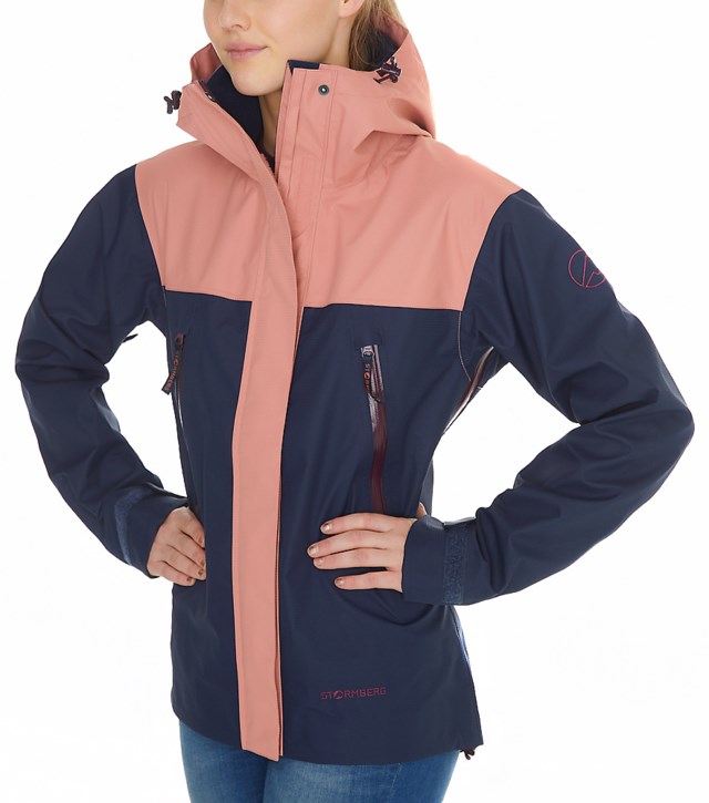 Seland skalljakke Rose Dawn/ Dress Blues - 1