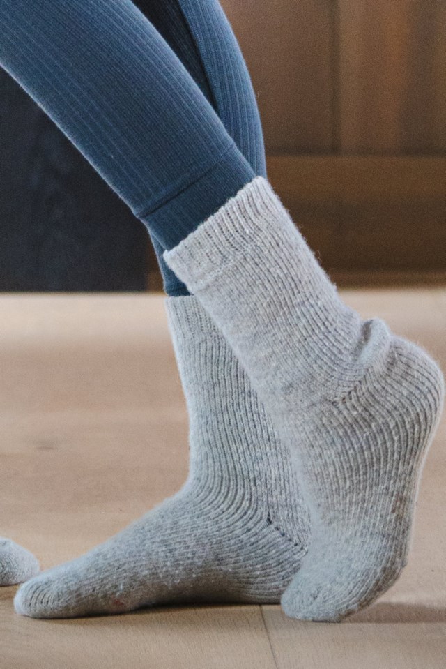 Lyngheia raggsokk Grey Unisex - 1