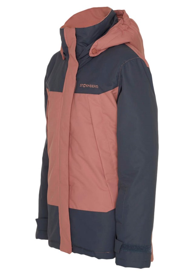 Hovden vattert jakke barn 8-14 Ash Rose/ Ombre Blue - 1