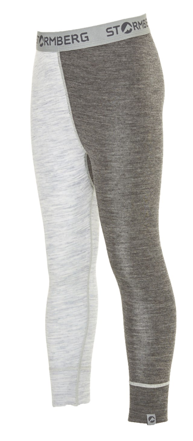 Seter ullongs barn 1-7 Dark Grey Melange/Light Grey M - 1