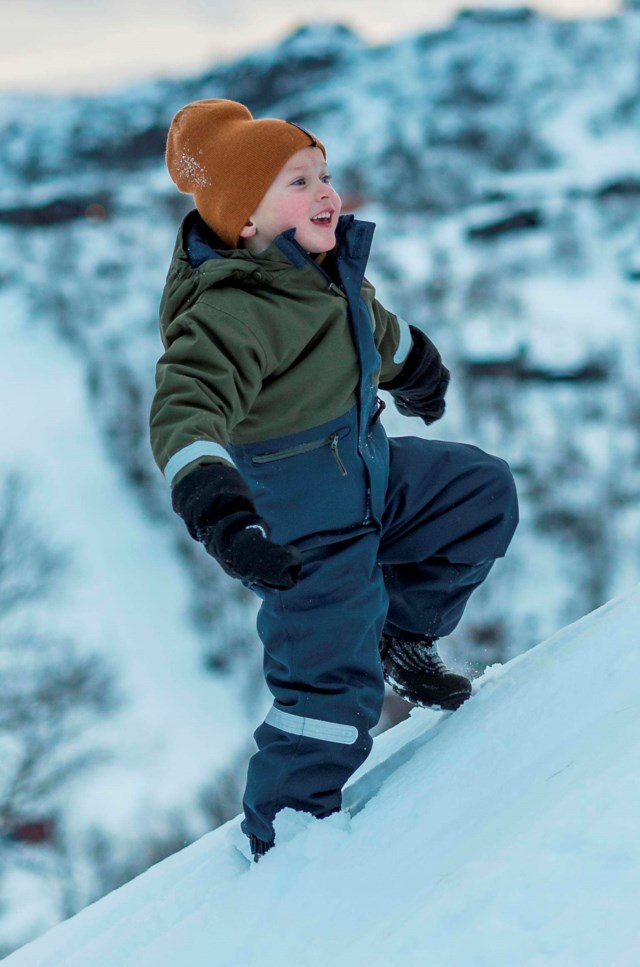 Kullen vattert jakke barn 1-7 Blue|Green Barn - 1