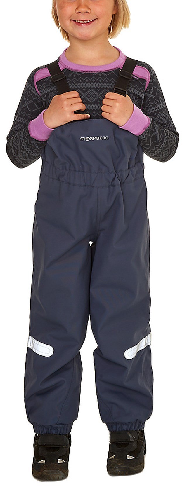 Kullen vattert selebukse barn 1-7 Grey Barn - 1