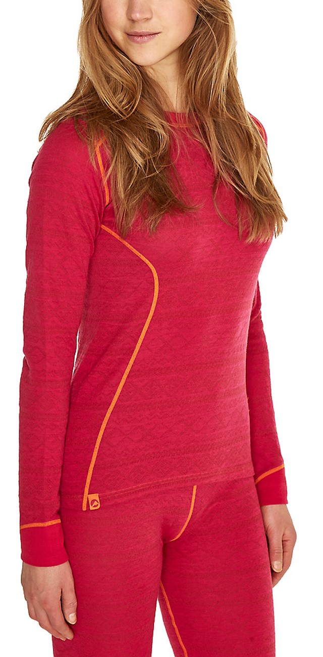 Suleskar 2-lags ulltrøye Red Dame - 1