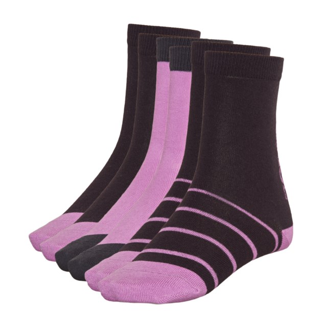 Toen sokk 3-pack barn 1-7 Purple Barn - 1
