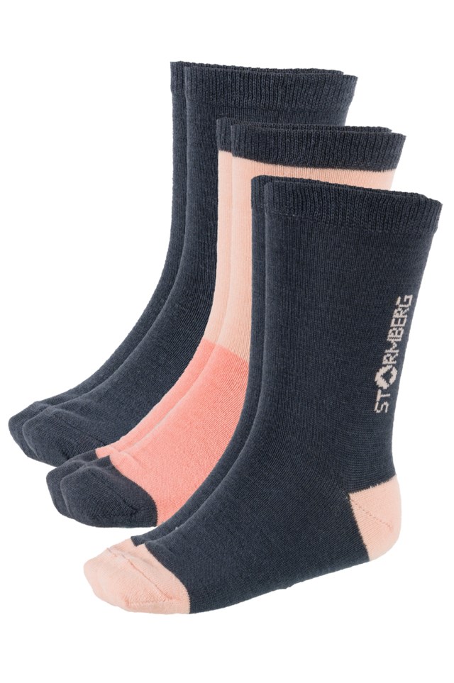 Tippetue ullsokk barn 3-pack Pink Barn - 1