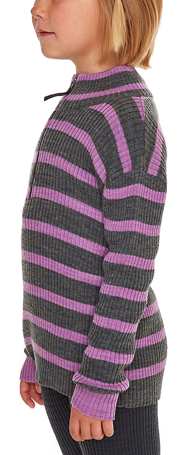Trollheia Half Zip ullgenser barn 1-7 Violet/Castlerock - 1
