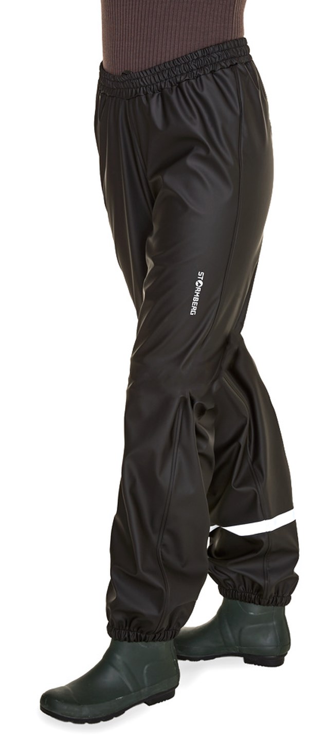 Regndag regnbukse unisex Jet Black - 1