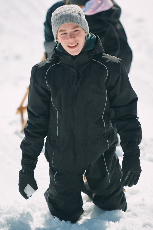 Ute vinterdress barn 8-14 Black Barn - 1