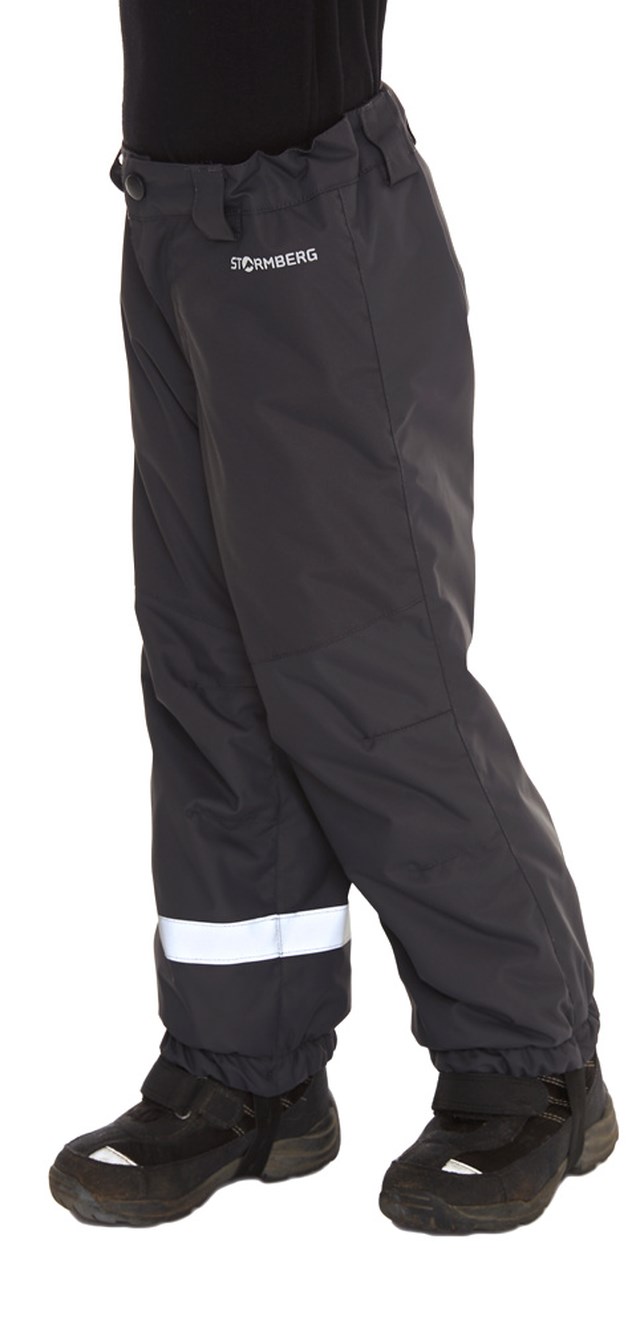 Lillehei vattert bukse barn 1-7 Ebony Grey/Black - 1