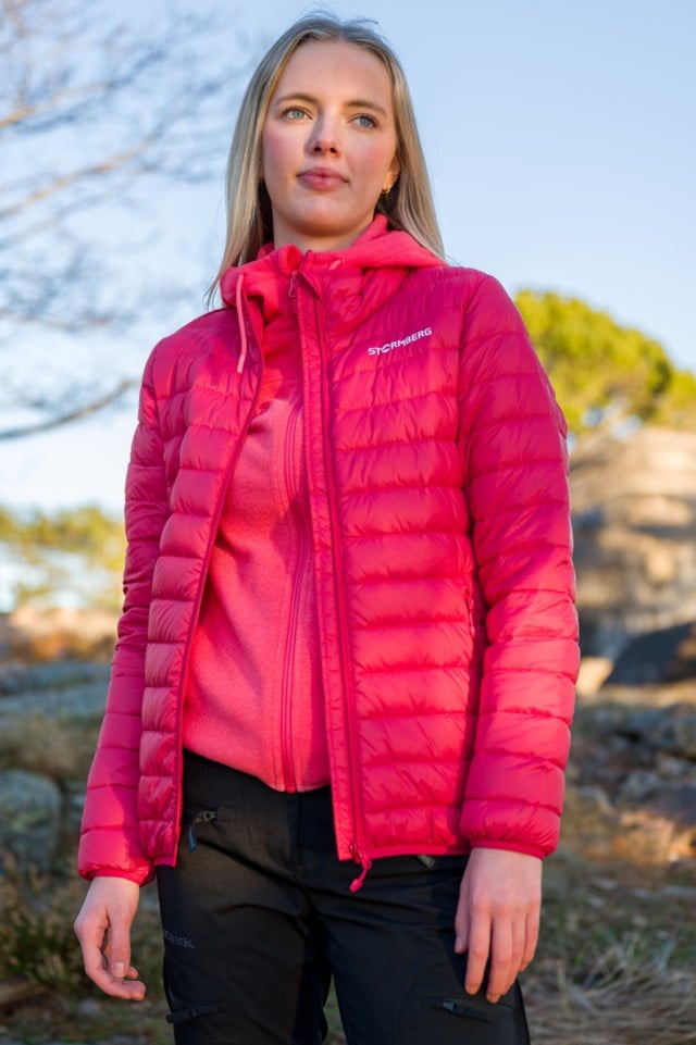 Folgefonna dunjakke Pink Dame - 1