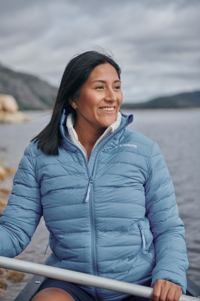 Folgefonna dunjakke Blue Dame - 1